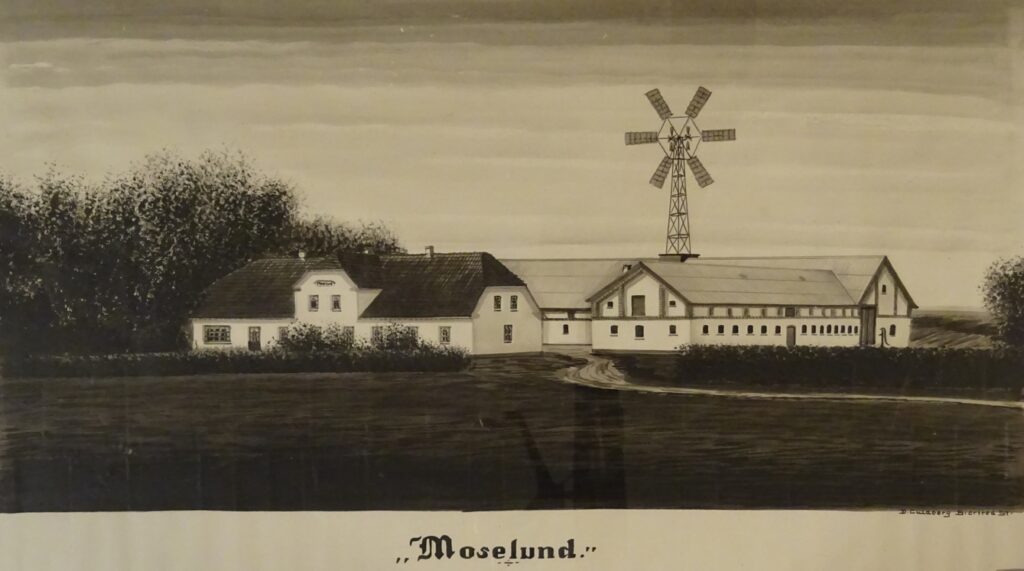 Gårdmaleri af "Moselund", Biersted